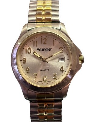 Wrangler quartz wristwatch water resistant Japan Movement ,stainless steel back