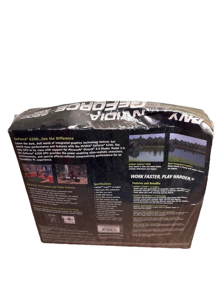 UNOPENED NVIDIA GeForce 6200 (VCG62512APB) 512MB DDR2 SDRAM AGP 4x/8x Graphics - Image 2 of 4