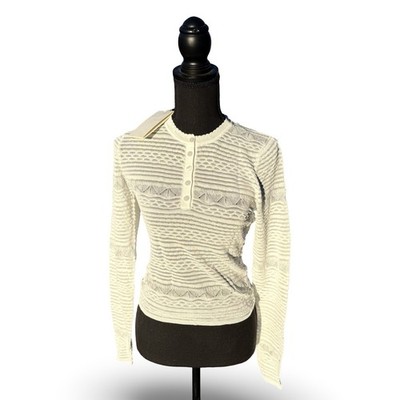 Ulla Johnson Felix Top Pristine 5 Button Pullover Size Small NWT (Retails $520)