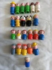 Vintage Fisher Price Little People Play Family Figures Lot of 23