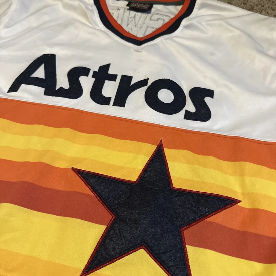 Vtg MLB Majestic Houston Astros Cooperstown Collection Jersey Men’s Sz Large - Image 2 of 4