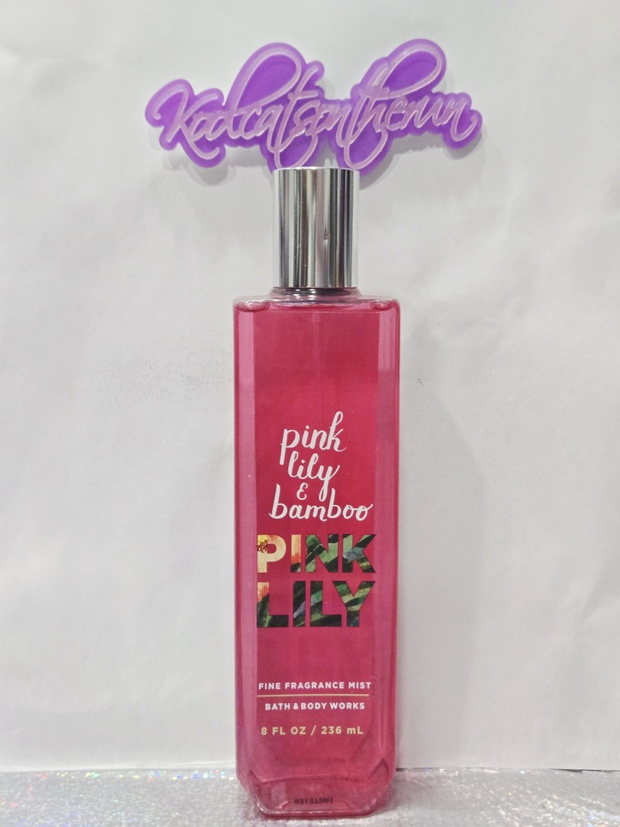 Bath and Body Works BBW PINK LILY & BAMBOO 8oz / 236ml Fine