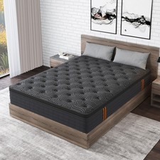 14" Twin Full Queen King Size Mattress in a Box Hybrid Spring Gel Memory Foam
