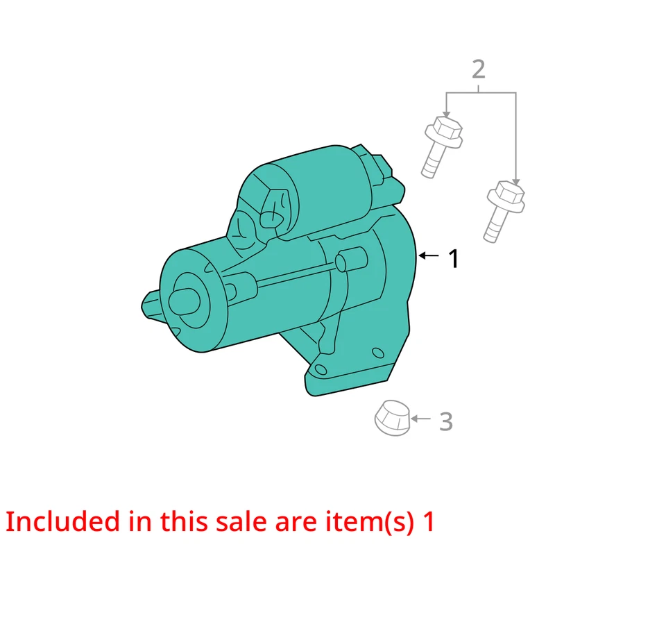 2009 Ford Escape Starter Motor OEM 117K Miles - LKQ438592112 - Image 4 of 4