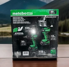 Metabo HPT KC18DDXSM MultiVolt 18V Brushless Sub-Compact Drill/Impact Driver Kit