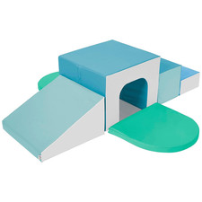 Softzone Single Tunnel Maze, Toddler Playset, Contemporary, 6-Piece