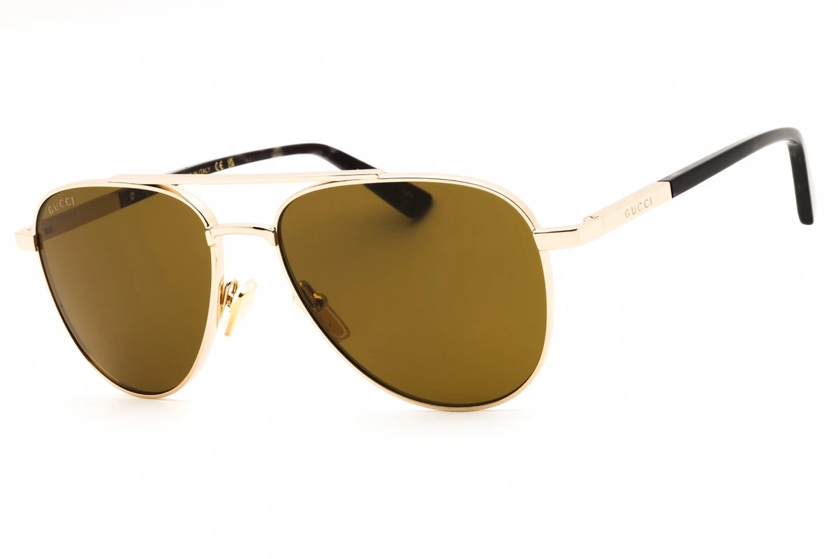 新品❗️GUCCI ゴールド&amp;パープル アビエイター サングラス Gucci Aviator Gold Sunglasses for Women for sale | eBay