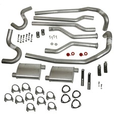 Summit Racing 680121 Header-back 2.5 Split Dual Exhaust System 64-72 A Body Summit Racing 680121 Header-back 2.5 Split Dual Exhaust System 64-72 A Body