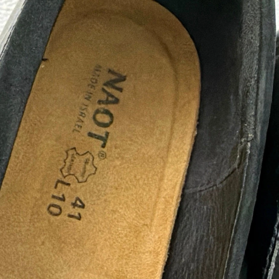 Zapatos de moda Naot para mujer talla 10 Mary Jane charol negro correa ajustable Foto 2 de 4