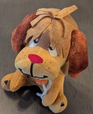 Dakin Dream Pets Brown Dog Holding Flowers