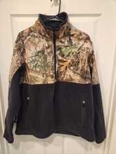 Columbia Realtree Edge Performance Hunting Gear Fleece Camo 14 Zip Mens Large Columbia Realtree Edge Performance Hunting Gear Fleece Camo 14 Zip Mens Large