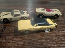 Vintage Lot Of 3 Aurora Slot Cars