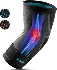 Elbow Brace for Tendonitis and Tennis Elbow, Compression Sleeve Large 