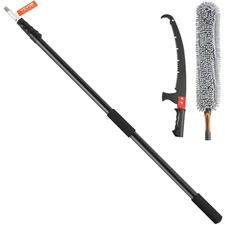 NEW✅Manual Pole Saw,4.9-20 ft Extendable Tree Pruner,Sharp Steel Blade for High