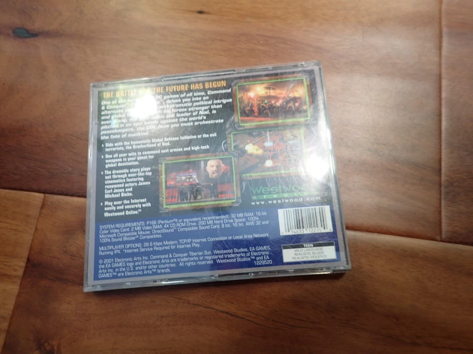 Command and Conquer Tiberian Sun (PC CD) Case and game - Image 2 of 4