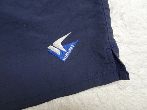 Vintage Winners Board Shorts 3 Pocket Lined Drawstring Men XL Nylon Blue - Picture 2 of 7