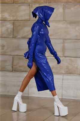 MARC JACOBS White Tripon Leather Platform Boots, AW22, 41 EU / US