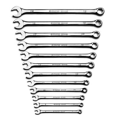 Capri Tools WaveDrive Pro Combination Wrench, Regular/Rounded Bolts, Metric Set