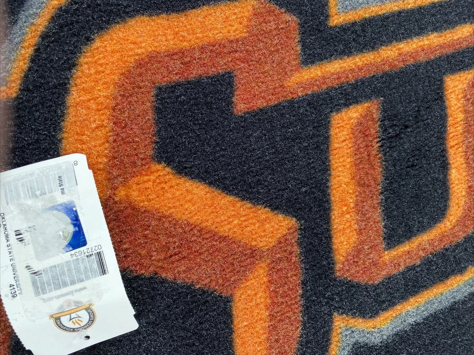 FANMATS Oklahoma State Sports Team Logo Starter Rug 19.5"x30" - Image 4 of 4