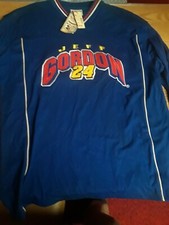 Veste pull bleu Jeff Gordon Chase Authentics neuve avec étiquette homme XL, v...