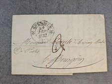 (LET286) LAC LETTRE  1837 De Grenoble à Bourgoin