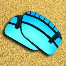 Polarized Lenses Replacement for-OAKLEY Big Taco Sunglasses - Ice Blue Mirror