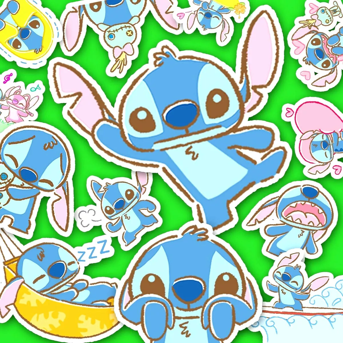 Disney Stitch Stickers Lilo and Stitch Kawaii Lilo And Stitch