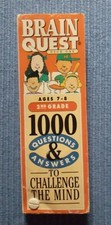 2nd grade BRAIN QUEST Deck One Ages 7-8 Flipbook Test Your Knowledge 1000questio