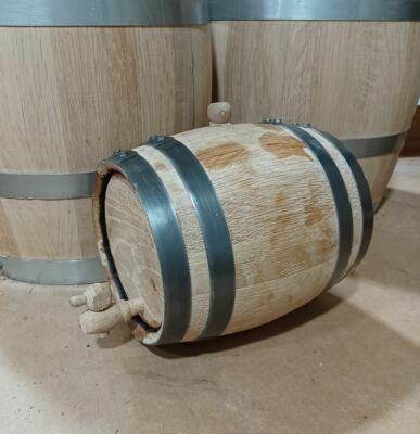 New SUPER THICK 2 Liter .52 Gallon American Oak Rum Whiskey Bourbon Aging Barrel