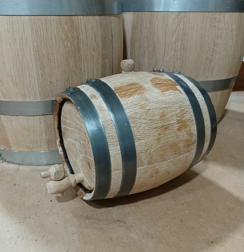 New SUPER THICK 2 Liter .52 Gallon American Oak Rum Whiskey Bourbon Aging Barrel