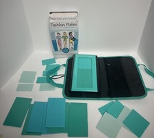 Fashion Plates Set With Carrying Case