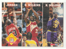 1993-94 NBA Hoops #283 Michael Jordan, Karl Malone, Dominique Wilkins