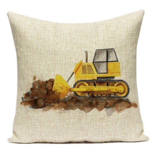 Animal Elephant Hot Air Balloon Cushion Cover Engineering Vehicle Pillow Case - Picture 49 of 56