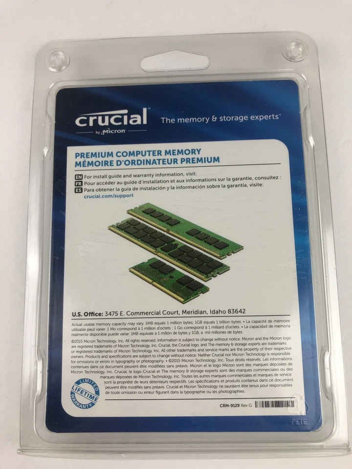 Crucial 8GB (2x4GB) DDR3-1600 UDIMM 1.5v CT51264BA160BJ Desktop RAM - Image 2 of 4