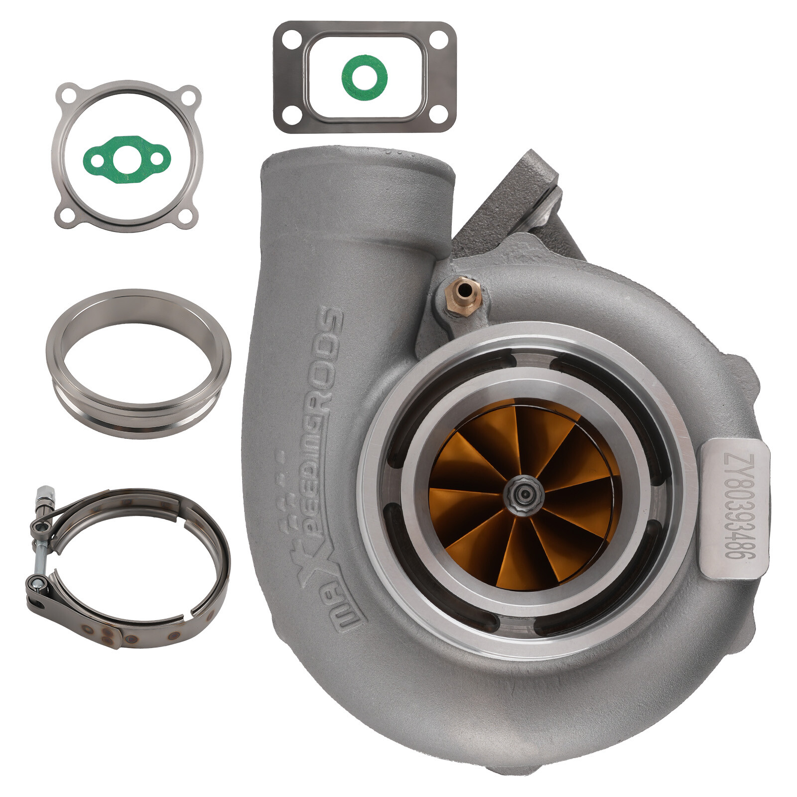 GT35 GT3582 Billet Turbocharger 0.63 A/R T3 V-Band Universal Upgrade
