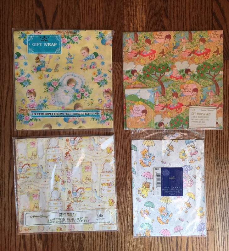 Vintage Children’s Wrapping Paper