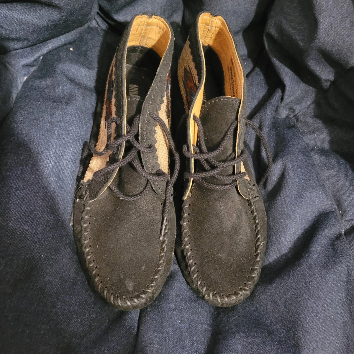 Minnetonka ankle moccasins clearance