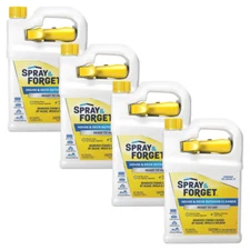Spray & Forget House Deck Outdoor Cleaner Trigger Spray Bottle 1 Gallon 4 Pack