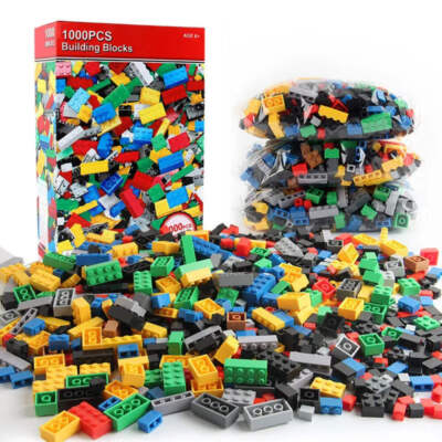 Creative Building Blocks,1000 DIY Bulk Set Urban Classic Creative Building Block