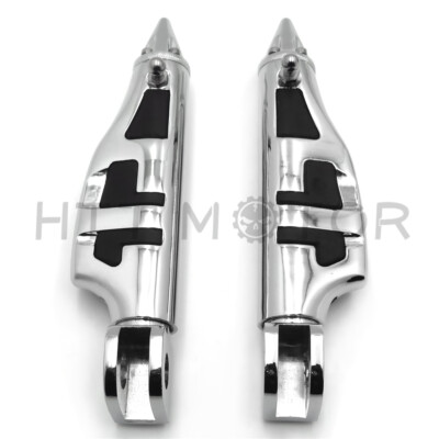Stiletto spike Footpegs Rear For Kawasaki Vulcan 900 Classic ZX