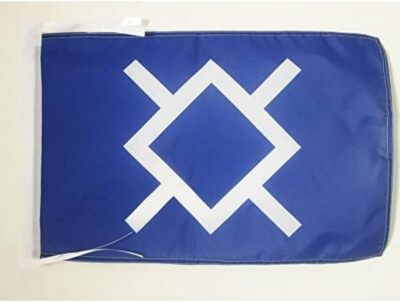 AZ FLAG Cheyenne Indians Flag 18'' x 12'' Cords - Native American Multicolor 