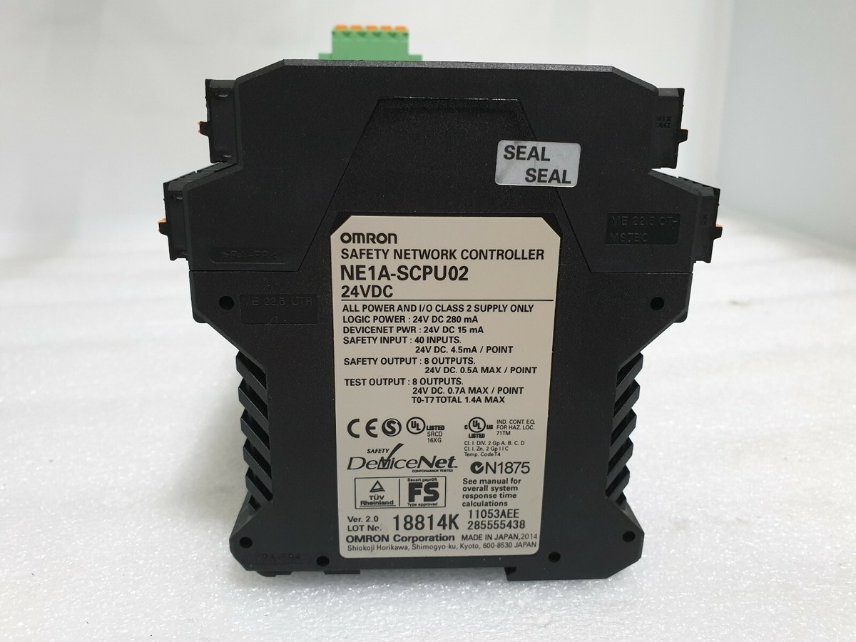 OMRON PLC NE1A-SCPU02 SAFETY NETWORK CONTROLLER | eBay