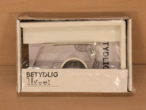 IKEA BETYDLIG - Gardinenstangenhalter Halterung - weiß - 302.198.89 - Neu
