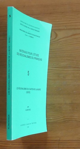 Isère Linguistiquue LES RÉGIONALISMES DU CANTON DE LA MURE - Picture 5 of 5