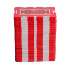 25 x High Quality Redtooth Casino Plastic Chip Plaques - High Stakes Games 20000