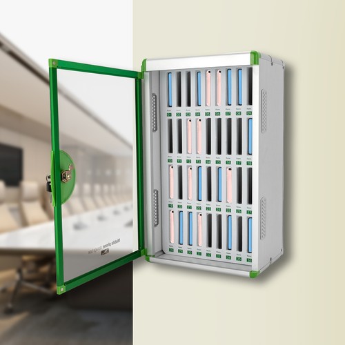 36 Slots Portable Smart Phone Locker Large Cell Phone Storage