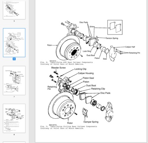 Volvo 850 (1995-1997) manuale officina workshop manual on cd - Foto 7 di 9