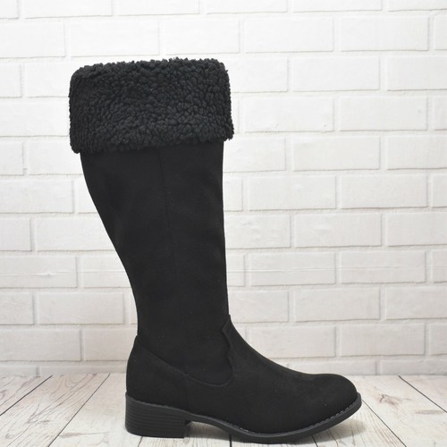 low heel knee high boots uk