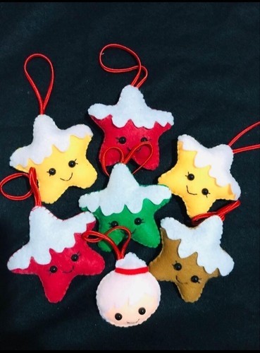 Year Christmas Decorations Hanging Pendant Christmas Tree xmas Decorations 10pcs - Picture 3 of 6