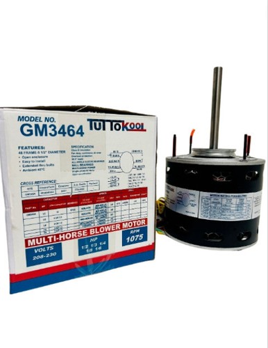 TUTTOKOOL GM3464 1/6-1/2 hp 1075 RPM 208/230v blower motor in - Picture 6 of 9
